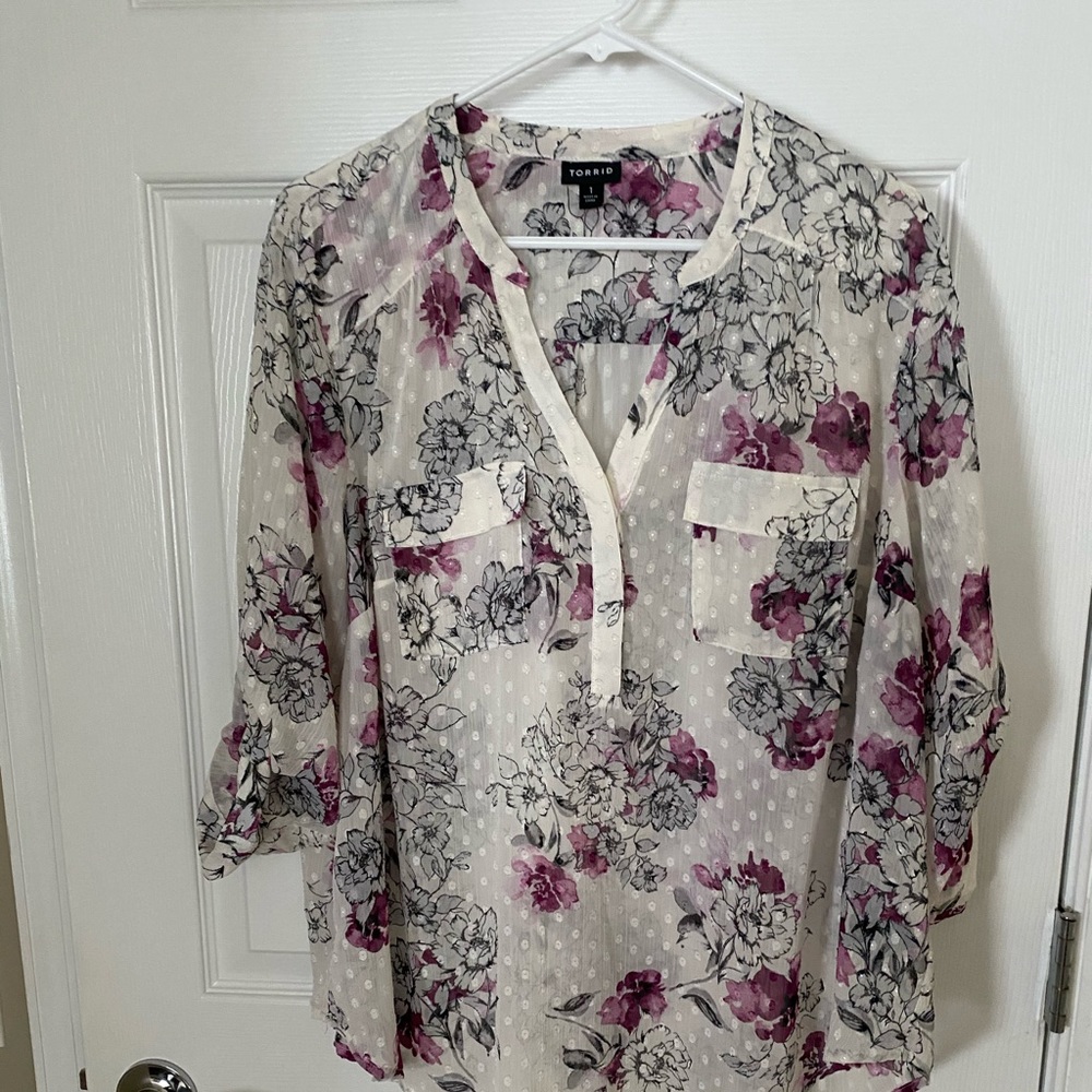 Torrid Floral top